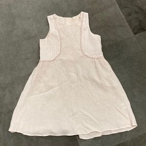 Copper key blush gauze dress